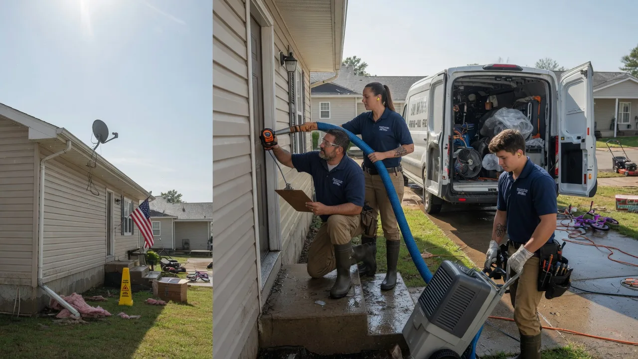 Ceiling Water Damage Restoration in Morrison, IL near me